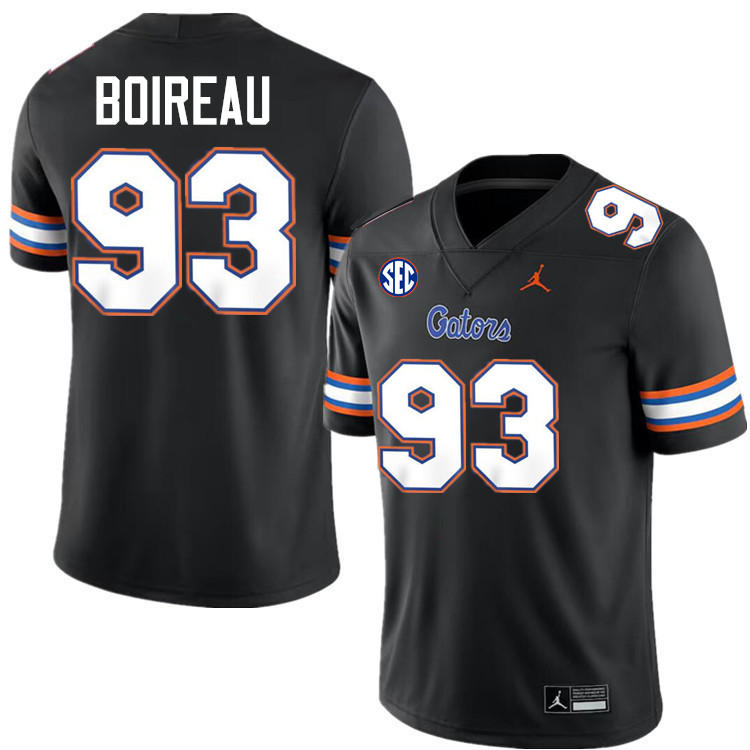 #93 Michai Boireau Gators Jersey,Florida Gators College Football Jerseys Stitched-Black
